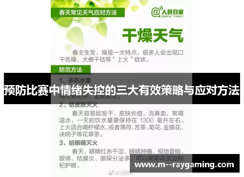 预防比赛中情绪失控的三大有效策略与应对方法